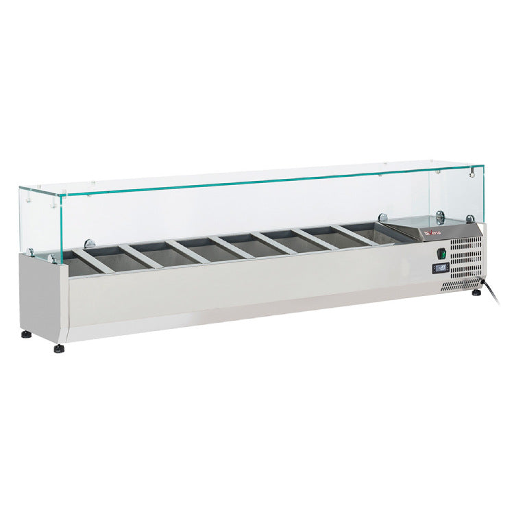 Kühlaufsatz 8x GN 1/4 - 150 mm, mit Glas