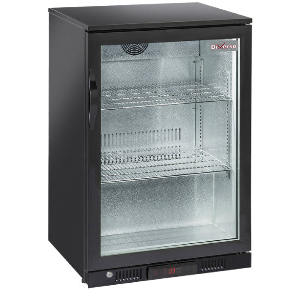 Belüfteter Flaschenkühler "Hinterbar", 1 1 Glas-Schwenktür