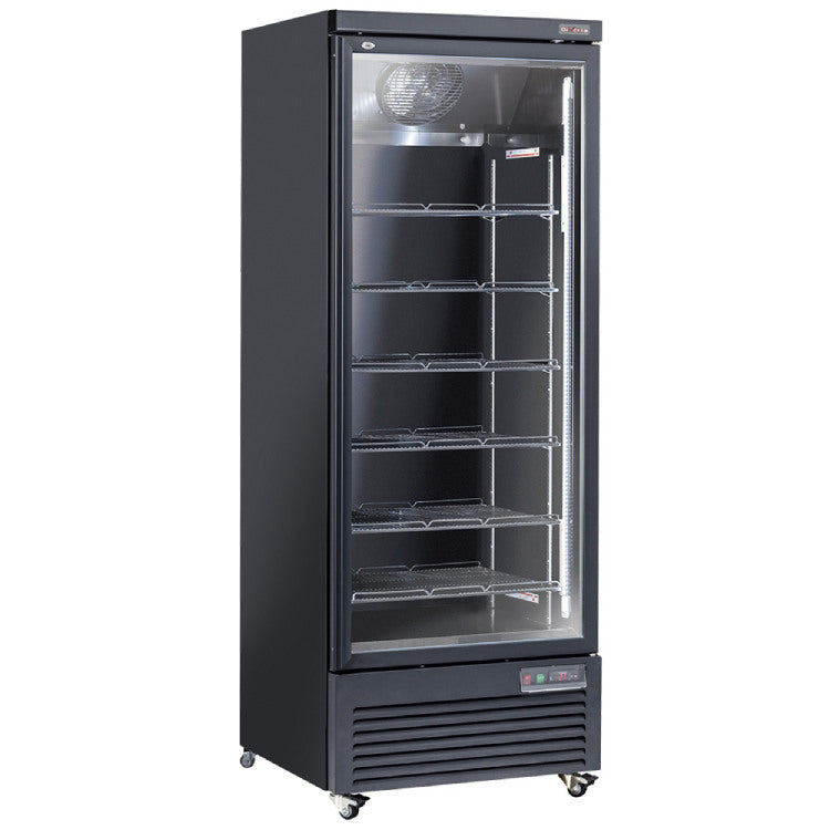 Vertikaler Kühlschrank, 1 Tür, 615 Liter - SCHWARZ