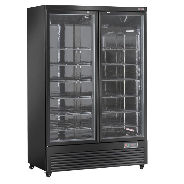 Vertikaler Kühlschrank, 2 Türen, 1085 Liter - SCHWARZ