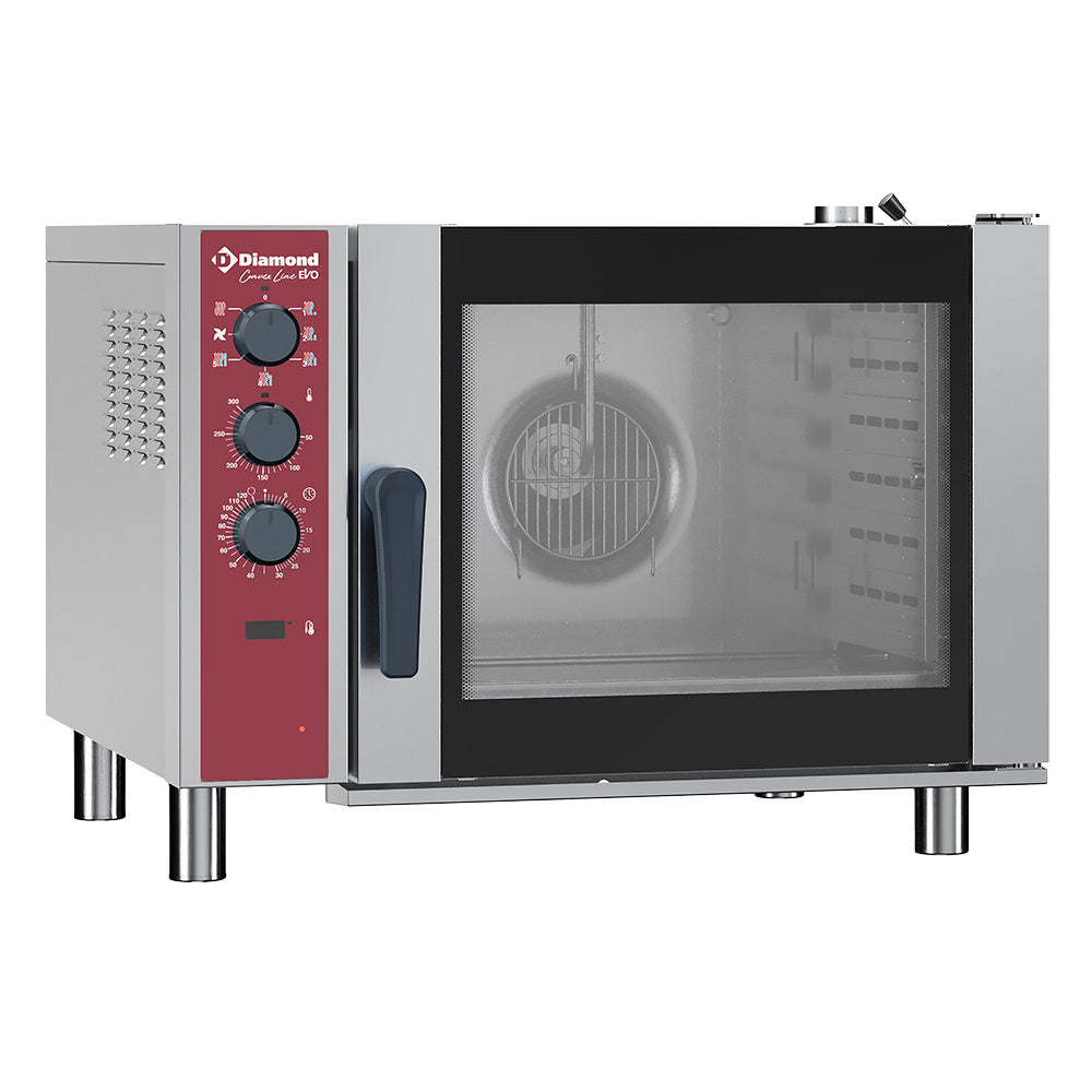 Elektro Konvektionsofen 6x GN 1/1, mit Luftbefeuchter - CFE61/N-230V/3