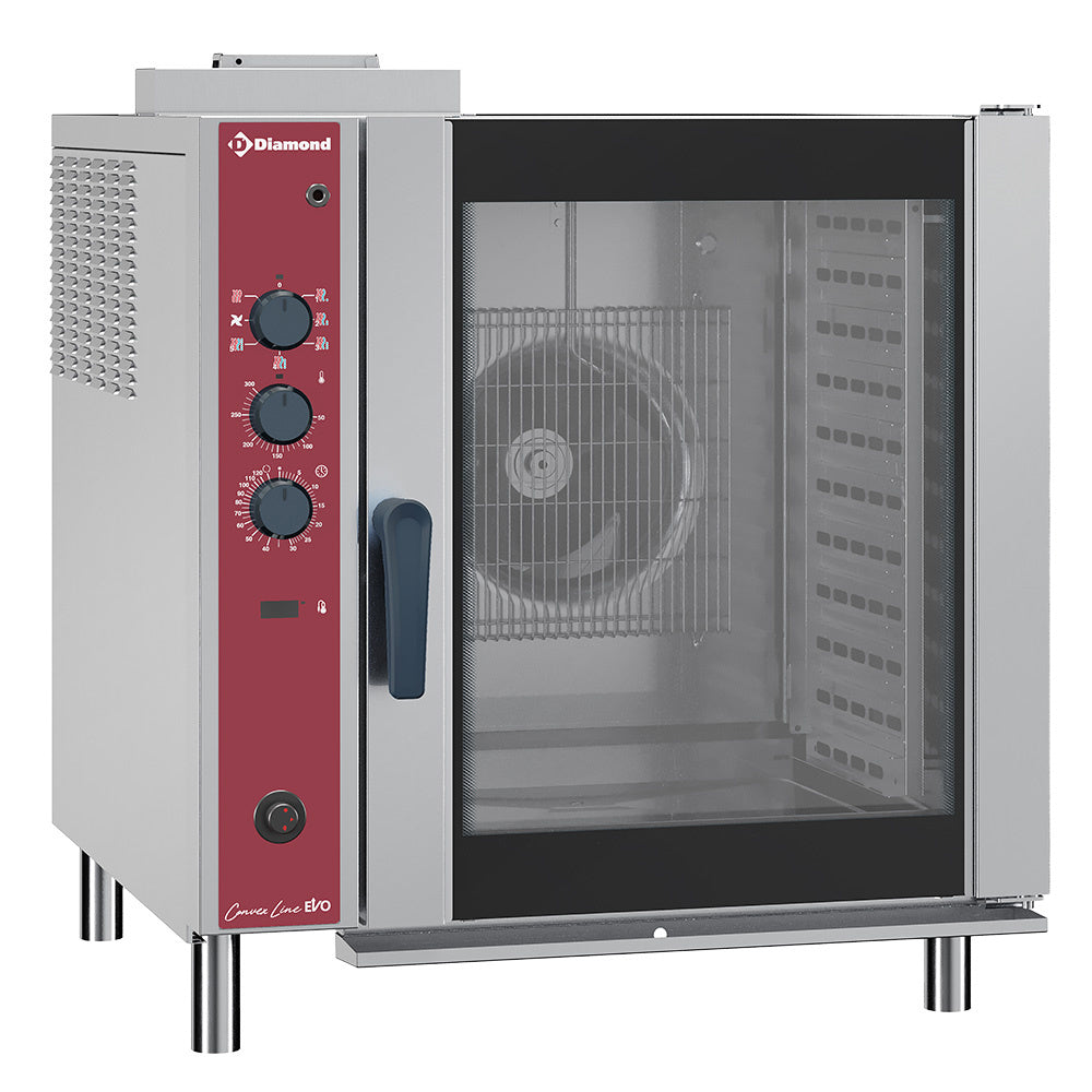 Gas Konvektionsofen 10x GN 1/1, mit Luftbefeuchter - CFG101/N