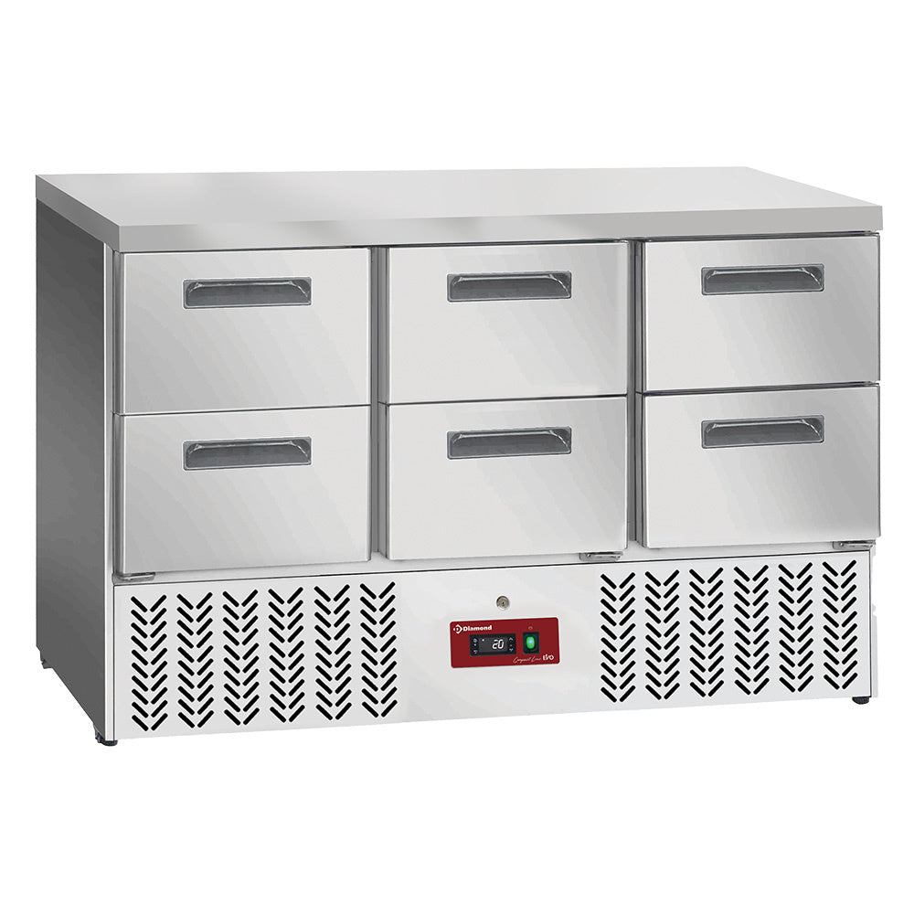 Kühltisch 6x 1/2 Schubladen GN 1/1 - SA36/C6