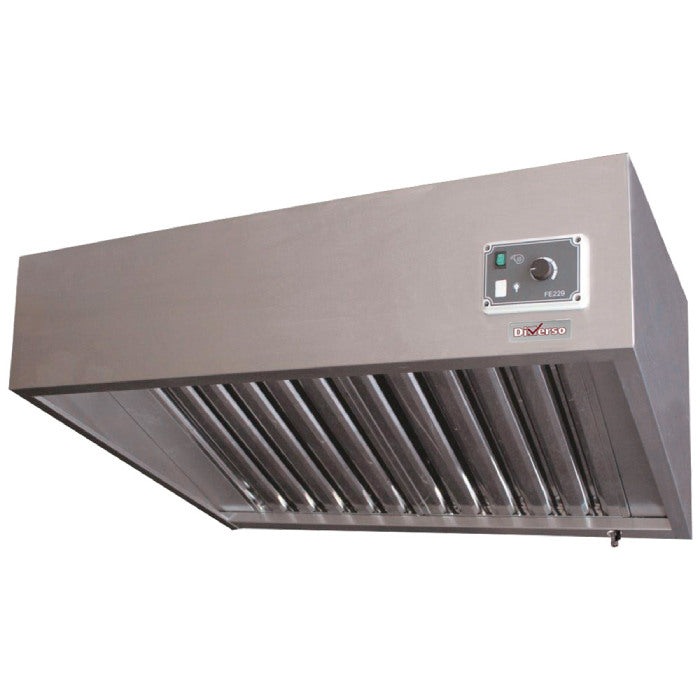 Haube komplett, (9/9-2500 M3/h) 120 Pa, regler, 4 Filters