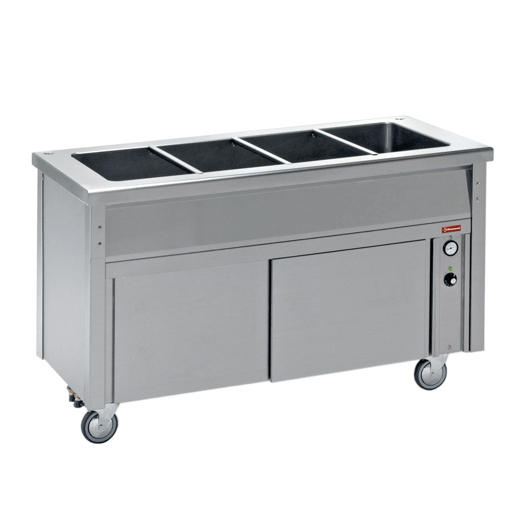 Element Bain-Marie auf neutralem Unterbau 6 GN 1/1 - BA23