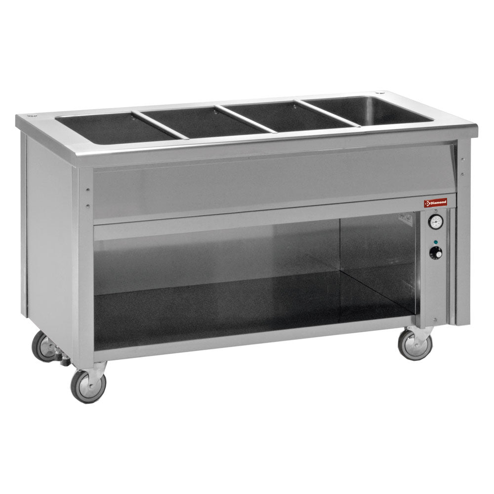 Bain-Marie Element auf offenem Unterbau 2 GN 1/1 - BT8