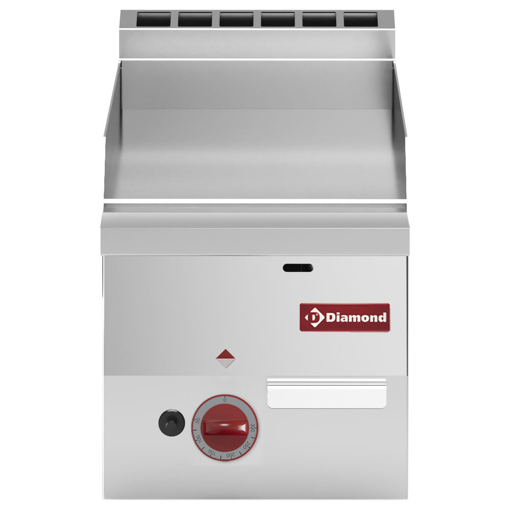 Gas Grillplatte, glatt "verchromt" -Top- - G60/PLCD3T-N