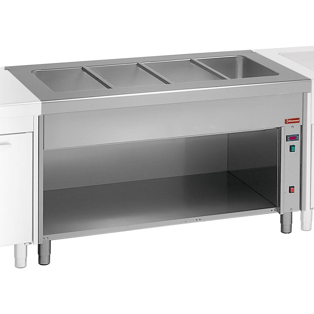 Element Bain-Marie auf offenem Unterbau 3x GN 1/1 - S80/BT12