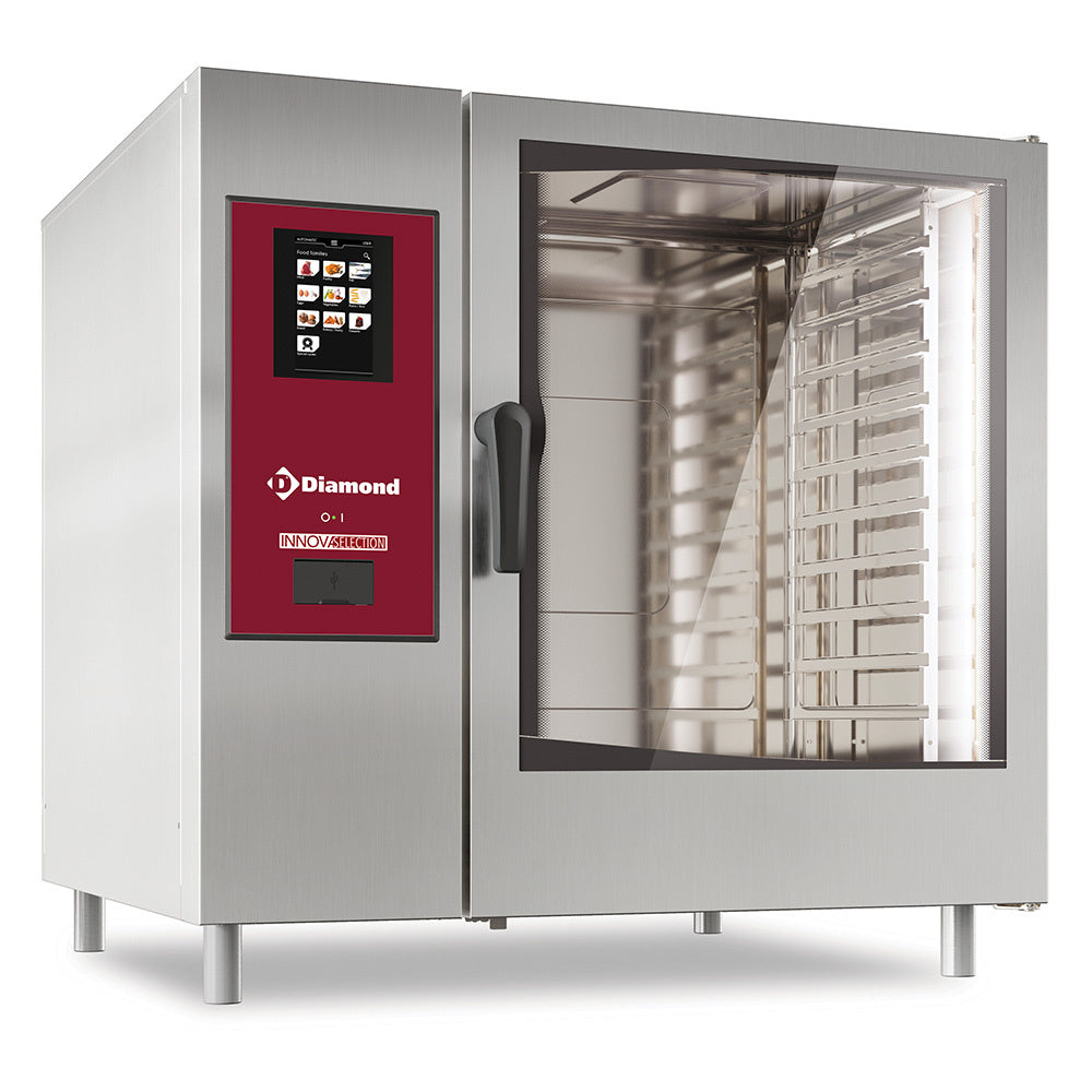 Kombidämpfer "TOUCH" mit Boiler & Konvektion 10xGN2/1+ Reinigung - SBGT/XC-12