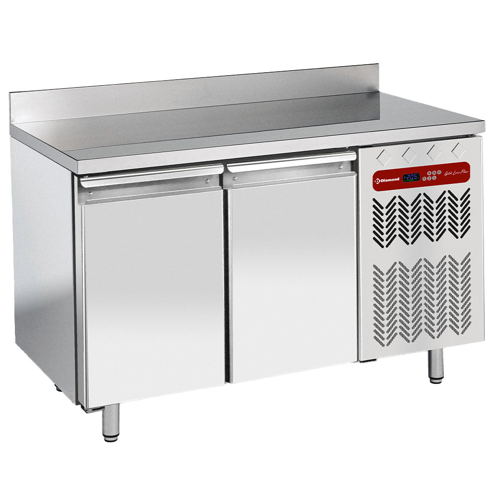 Kühltisch "Wand", belüftet, 2 Türen GN 1/1, 260 Liter - TG2N/HA-R2