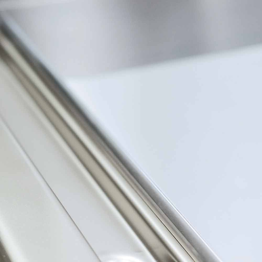 Elektro Grillplatte glatt mit Grillplatte aus Hartchrom "80 µm" -TOP- - E22/PLCD4T-230/3--N