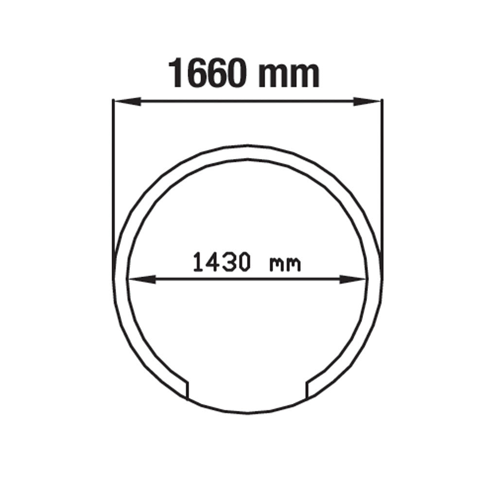Traditioneller Pizza Holzbackofen Ø 1450 mm - Abmontiert - FBK-1450