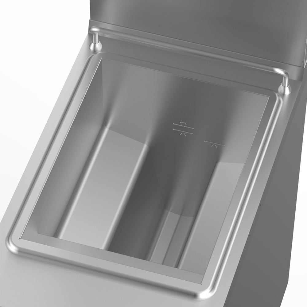 Gasfritteuse, 1 Becken "Y", 14 Liter  auf Unterbau - G7/F14A4-NY