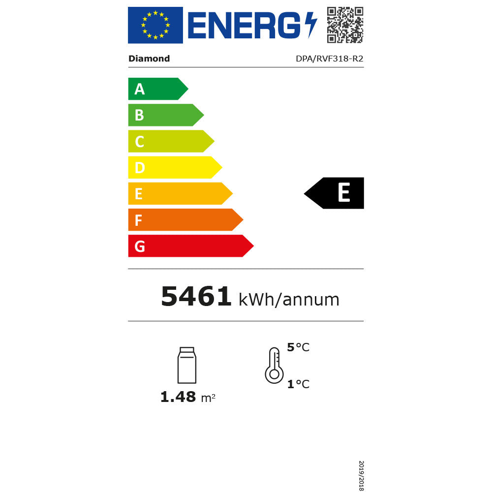 Element Kühlwanne und Kühlvitrine auf 3 Ebenen geschlossen, belüftet, 5x GN 1/1 - DPA/RVF318-R2