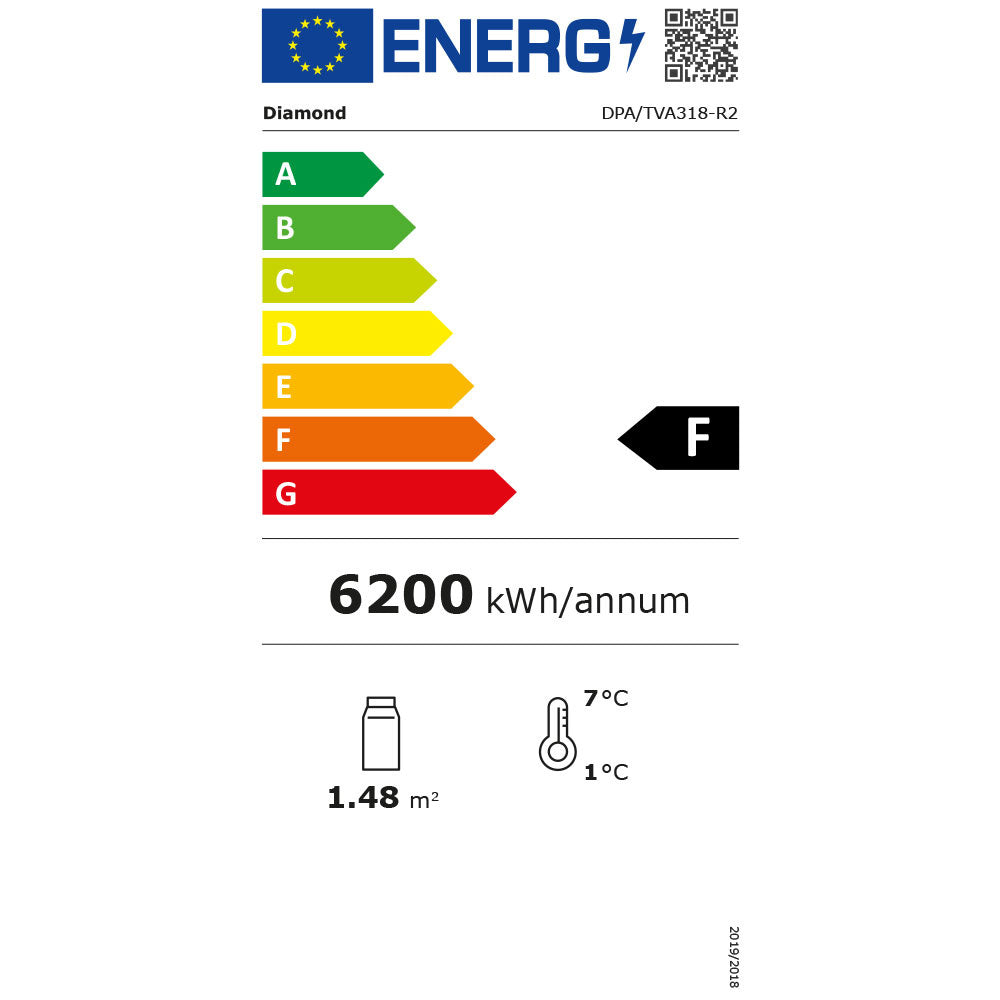 Element Kühlplatte und Kühlvitrine auf 3 Ebenen offen (mit Rollo), belüftet, 5x GN 1/1 - DPA/TVA318-R2