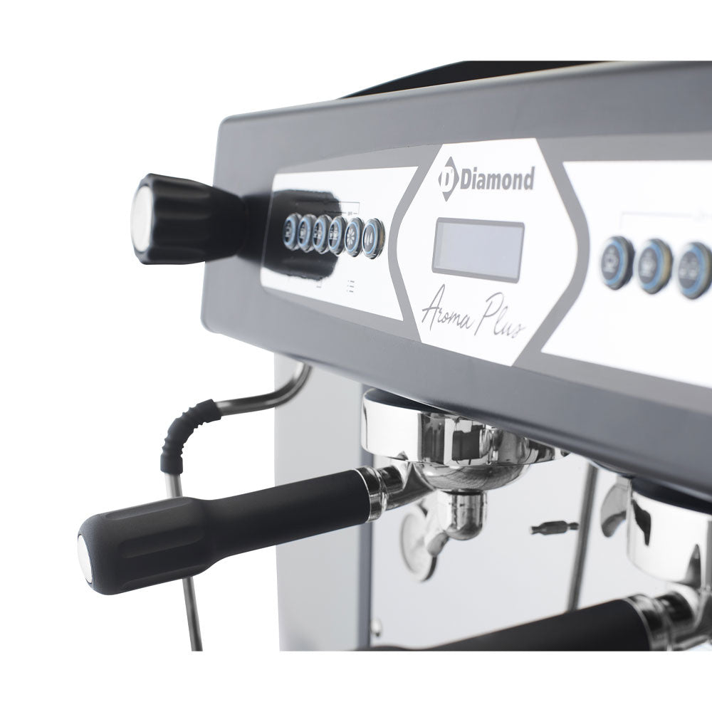 Expressomaschine, 3-gruppig, automatisch (mit Display)-SCHWARZ - AROMA/3EB