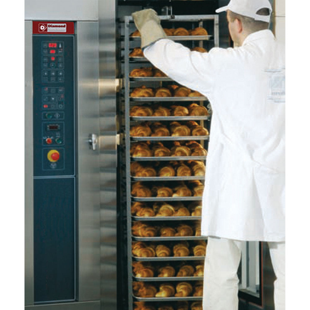 Konvektionsofen für Bäckerei und Konditorei, Rotativ, 15 oder 18 Ebenen (450 x 650 mm oder 500x700 mm) - FRM/4E-L