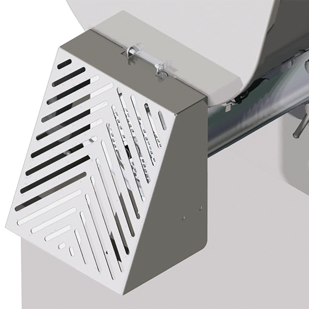 Edelstahl Fleischwolf N Grad 32, Ø 4.5  mm, 700 kg/Std, mit Rad - TTGD-32/CB-PCH