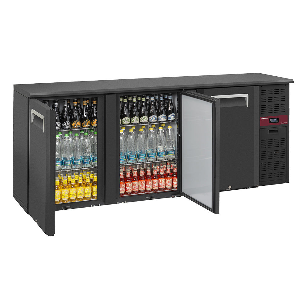 Flaschenkühlschrank 3 Türen, 500 Liter, verstellbare Füße - RLB3-3P