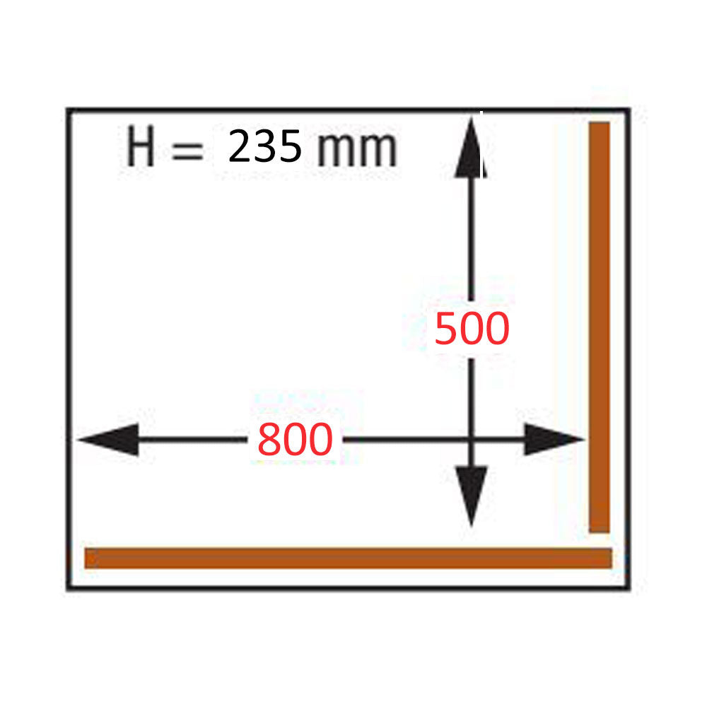 Vakuummaschine, Aluminium behälter 800x500xh235 mm .-100 m3/Std. LCD-Bildschirm - SC-124V/IVP