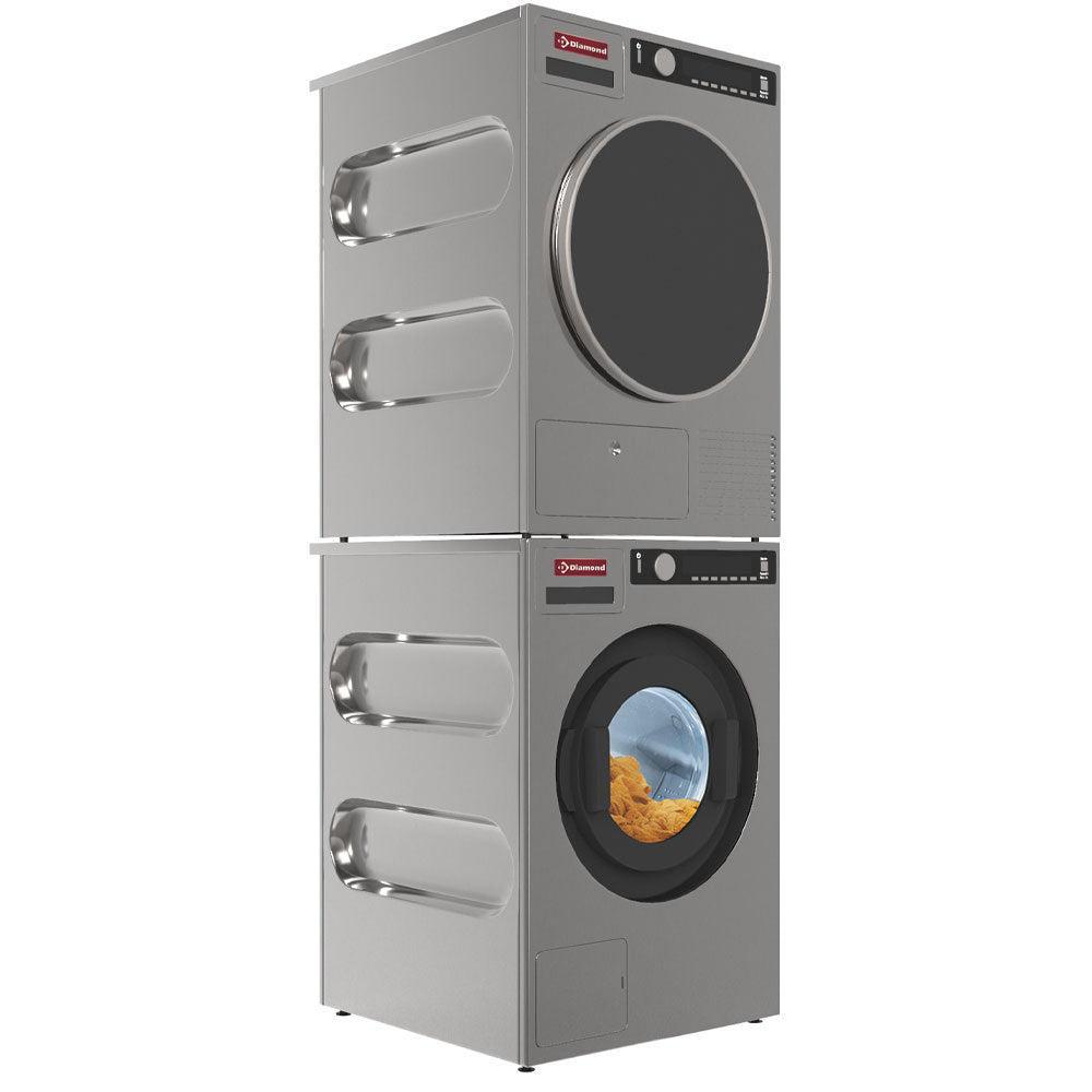 Wäschetrockner 6,5 kg "Edelstahl-Titanium" mit Kondensator - SL65-NC