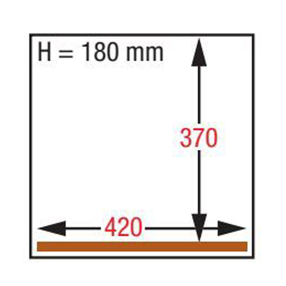 Vakuum-Maschine,  Kammer 420x370xh180 mm - 21 m3/h - TA-90/S