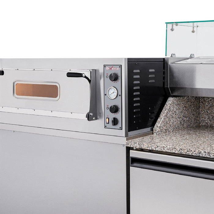 Elektro Ofen 2x 2 Pizzen diam. 350mm, 2 Backkammern V2