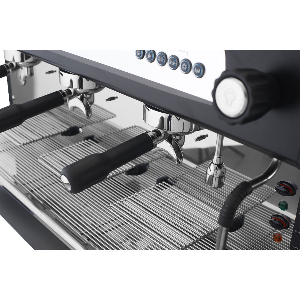 Expressomaschine, 3-gruppig, automatisch (mit Display)-SCHWARZ - AROMA/3EB