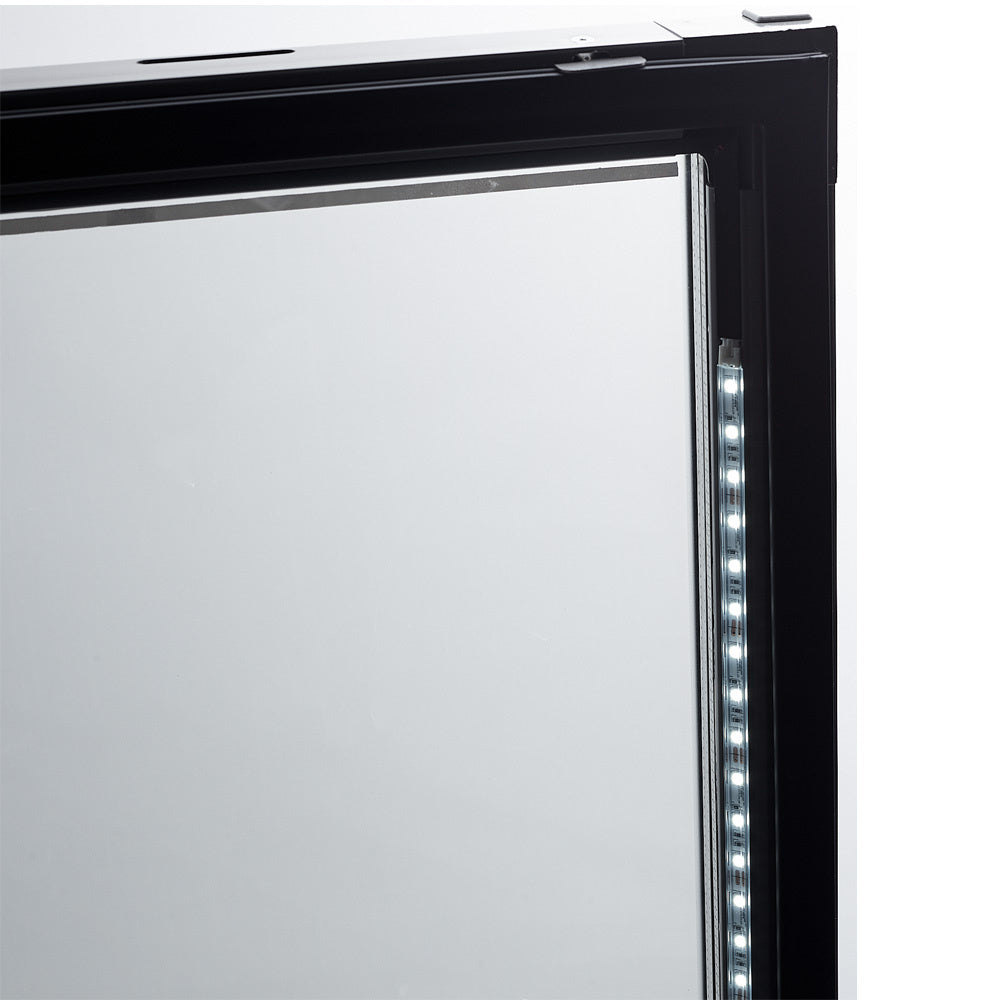 Belüfteter Kühlschrank, Glastür, 525 Liter, GN2/1+600x400, weiß - PFV55-R6G