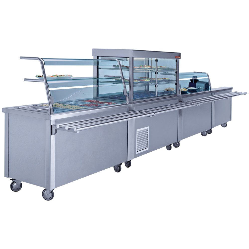 Bain-Marie Element auf Wärmeschrank 3 GN 1/1 - BC12