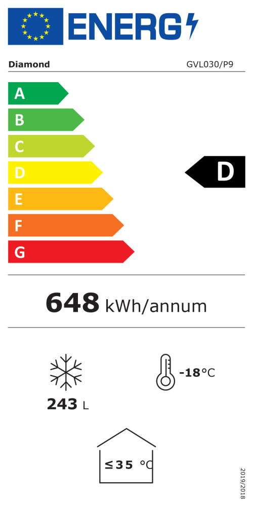 Tiefkühltruhe 300 Lt. Schiebedeckel - GVL030/P9