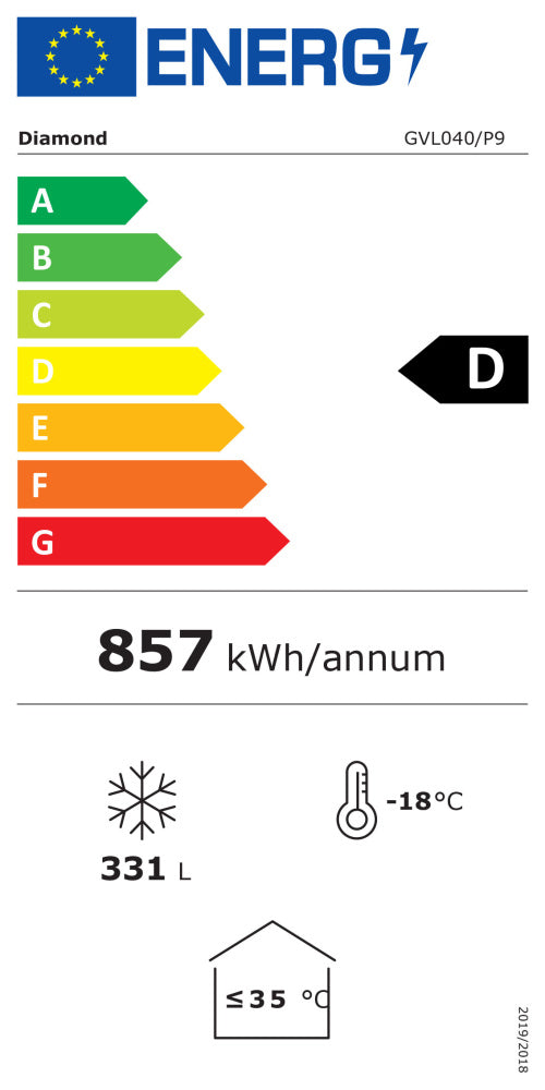 Tiefkühltruhe 400 Lt. Schiebedeckel - GVL040/P9
