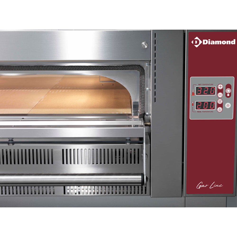Gas Pizzaofen, 4 Pizzen Ø 350 mm - GL4/35-D
