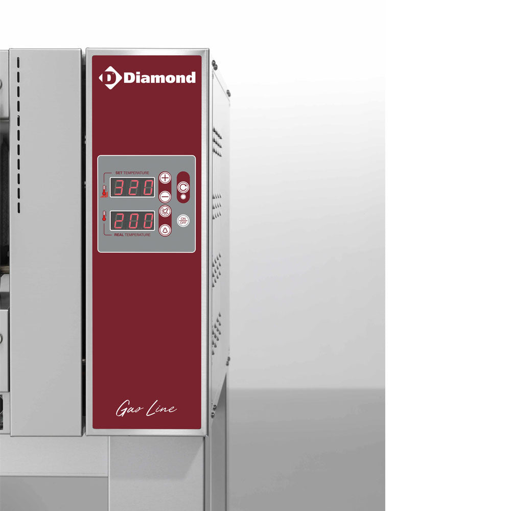 Gas Pizzaofen, 9 Pizzen Ø 350 mm - GL9/35-D