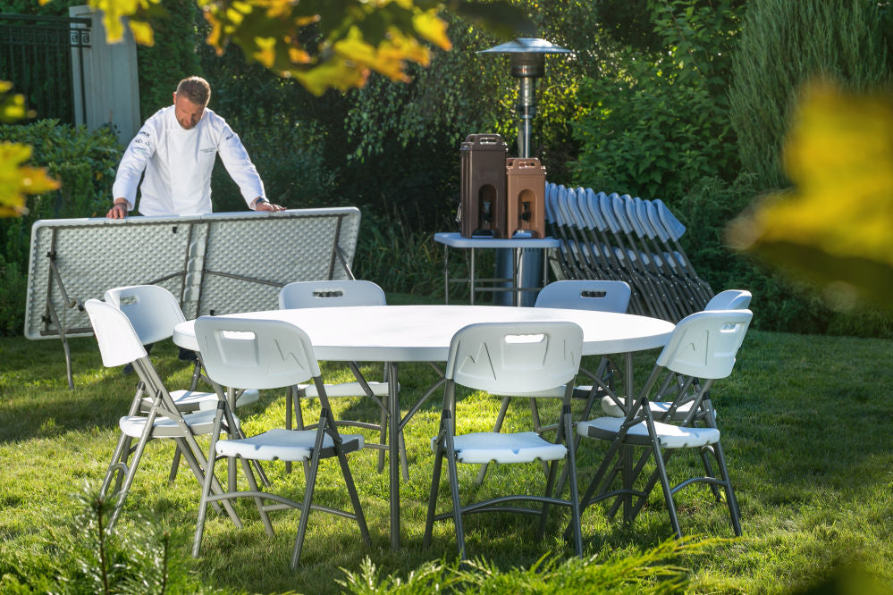 Buffettisch rund klappbar