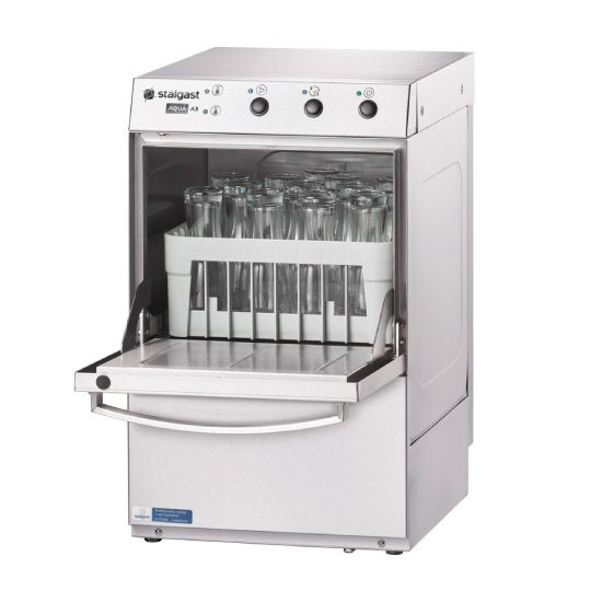 Gläserspülmaschine Universal inkl. Klarspülmitteldosierpumpe, 230V, 2,77 kW