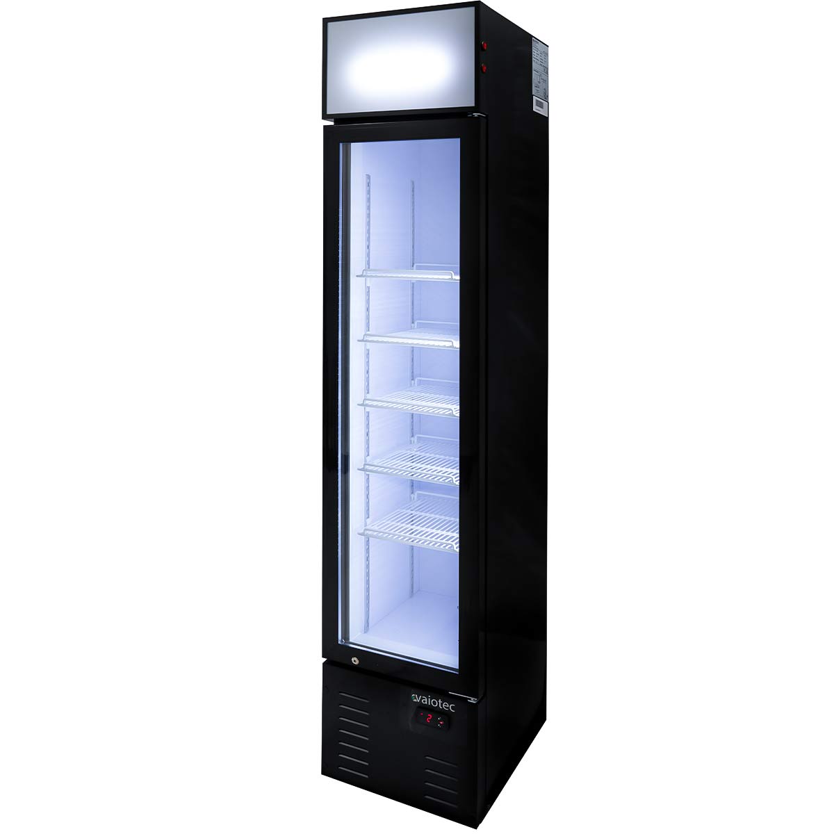 TOPLINE Getränkekühlschrank 160 Liter Slim Schmales Model