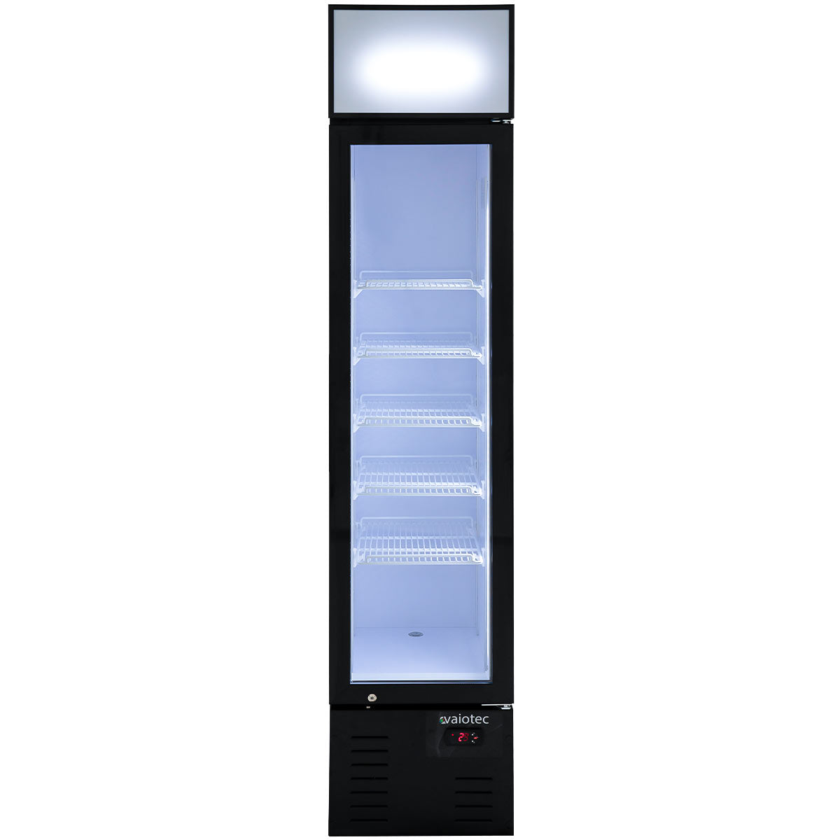 TOPLINE Getränkekühlschrank 160 Liter Slim Schmales Model