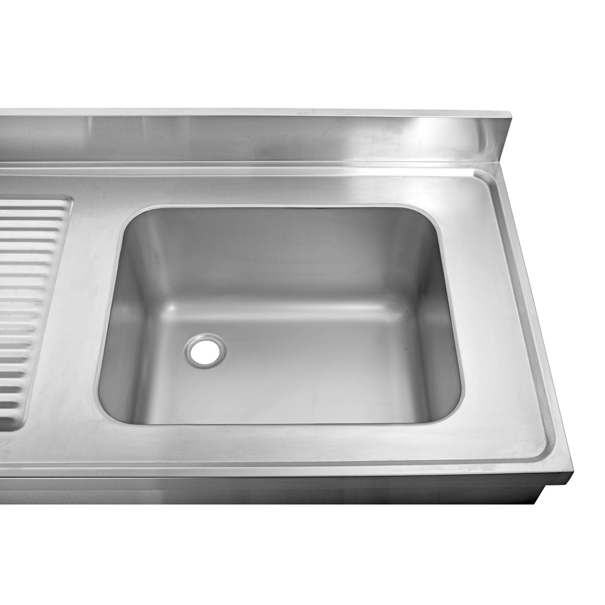 EASYLINE Spültisch 600 / 1 Becken rechts und Abtropffläche B:1200