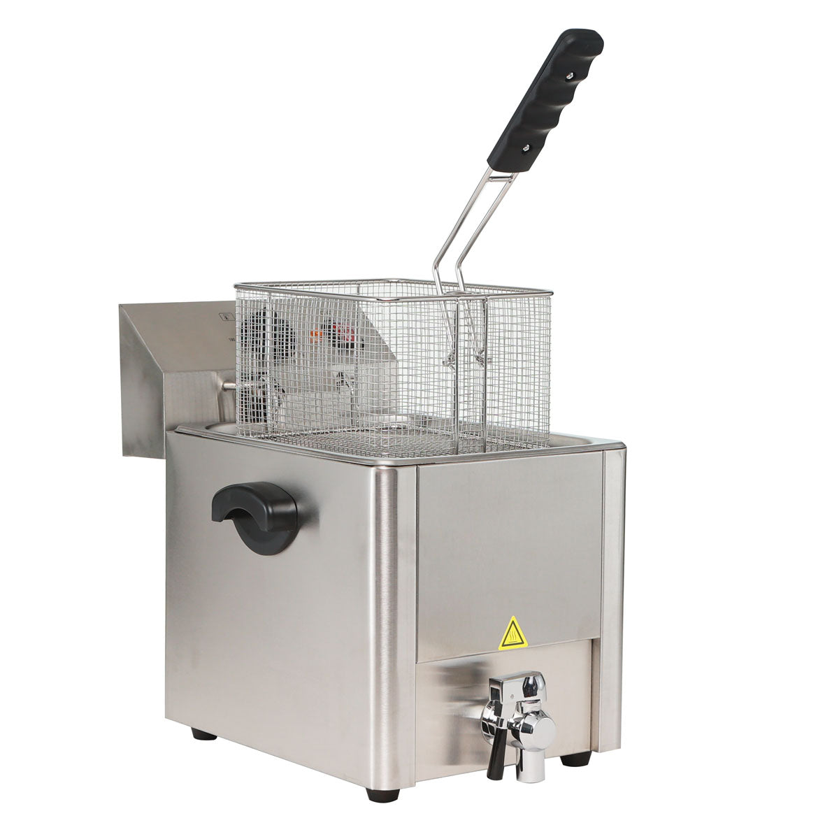 EASYLINE Elektro Fritteuse 1 Becken mit Ablasshahn 10 Liter