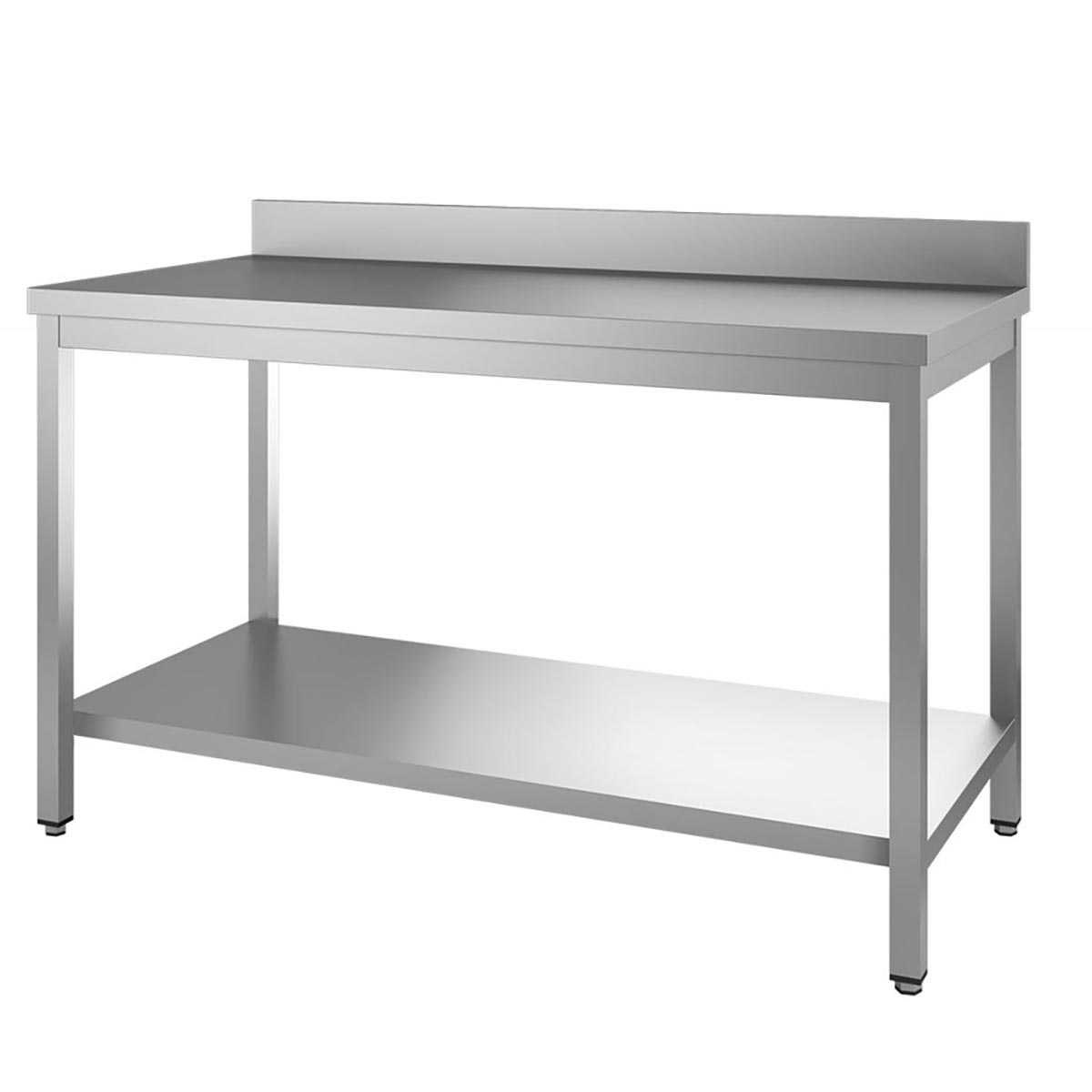 TOPLINE Arbeitstisch 700, Grundboden und Aufkantung B 1200
