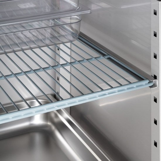 Starline Doppeltür-Tiefkühlschrank mit Rädern, GN 2/1