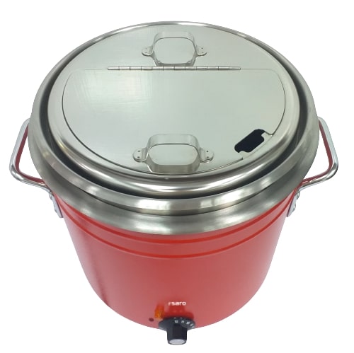 SARO Retro Suppenkessel rot