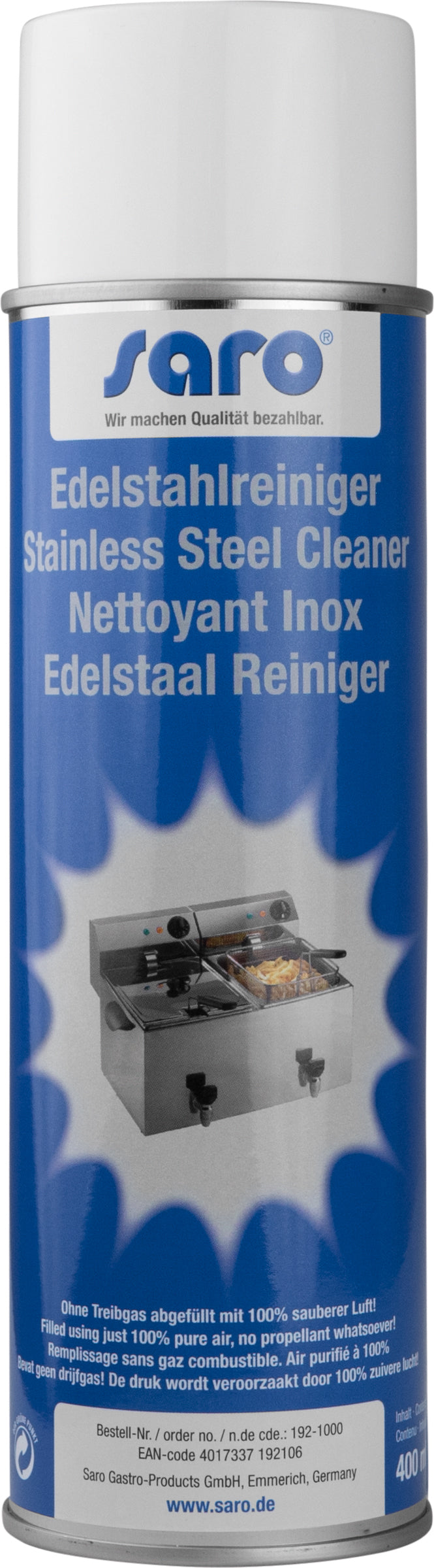 SARO Edelstahl-Reiniger Modell R 50