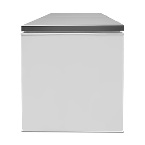 Truhe 610L WeiÃŸ/Edelstahl -18Â°C bis -25Â°C Statische KÃ¼hlung