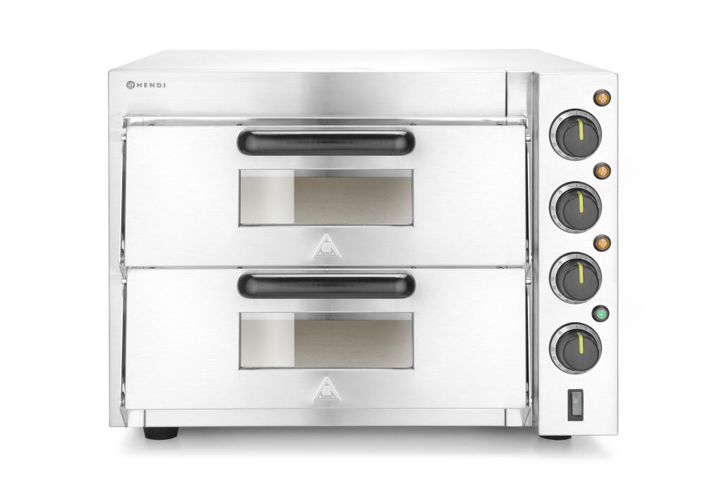 Doppeldeck-Pizzaofen 3000W