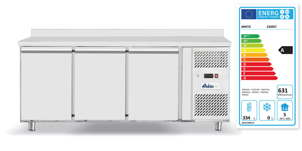 Kühltisch, dreitürig Profi Line 420 L