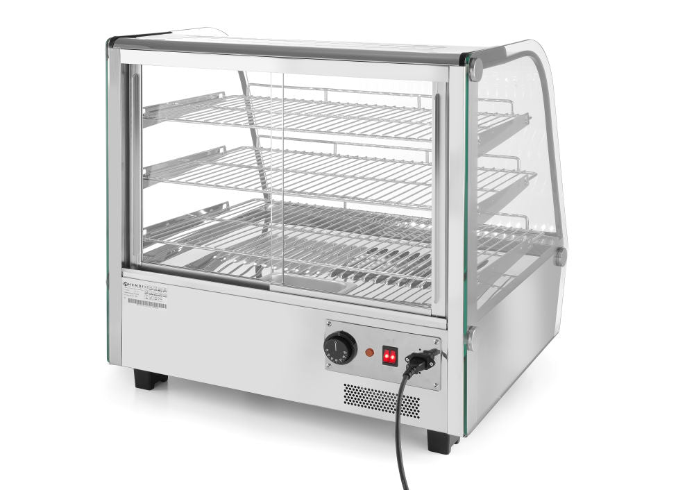 Warmhaltevitrine mit 3 Auslagen