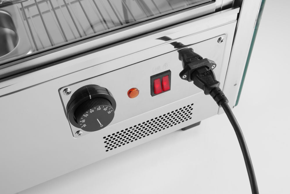 Warmhaltevitrine mit 3 Auslagen - 233726