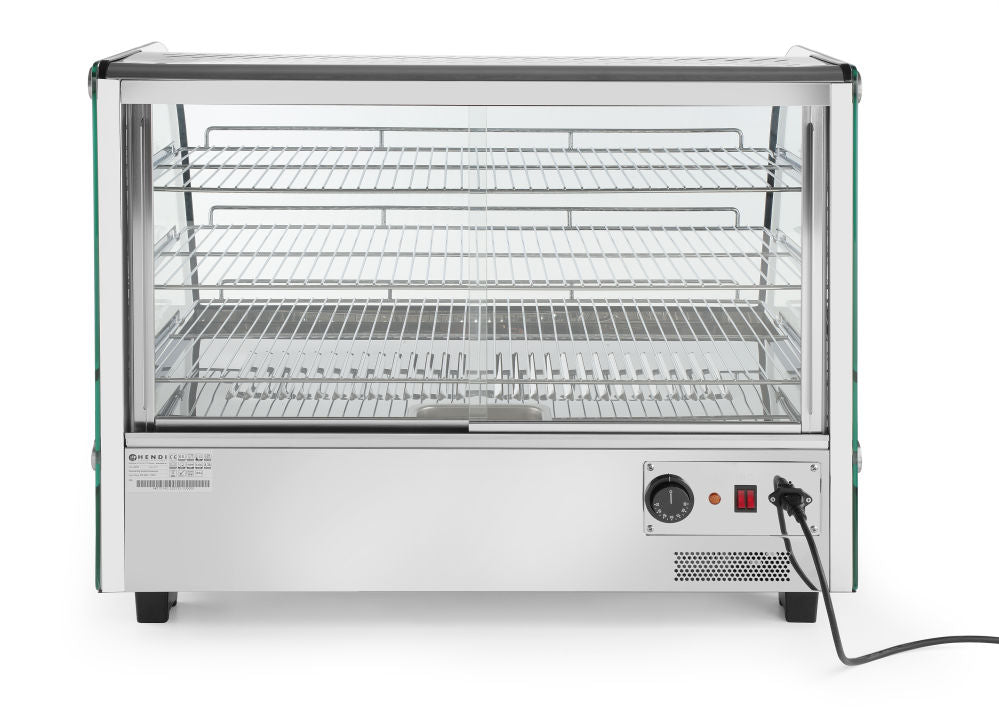 Warmhaltevitrine mit 3 Auslagen